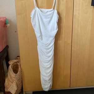 White Boycon shien dress. Extra small